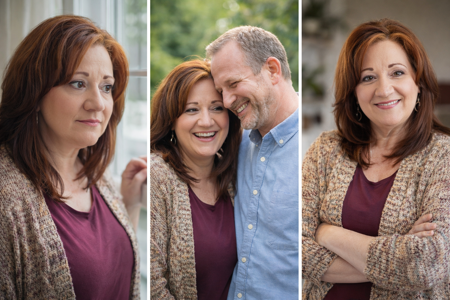 Series of photos of Melanie,